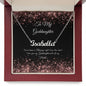 To My Goddaughter - Personalized Name Necklace