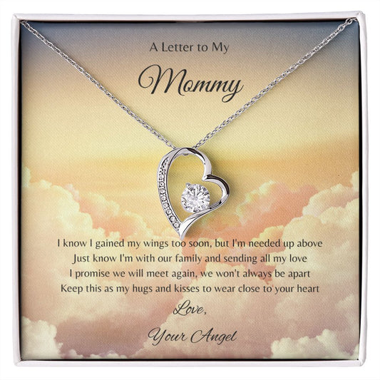 A Letter to My Mommy ~ Remembrance Heart